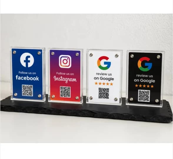 4er Set – Google, Instagram & Facebook – Set
