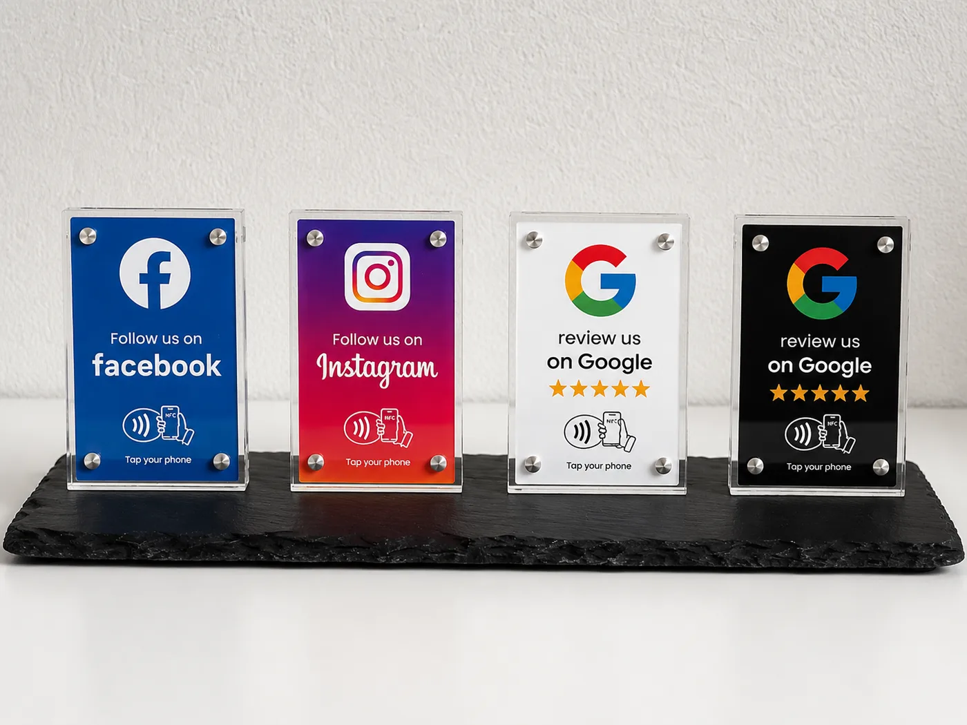 4er Set – Google, Instagram & Facebook