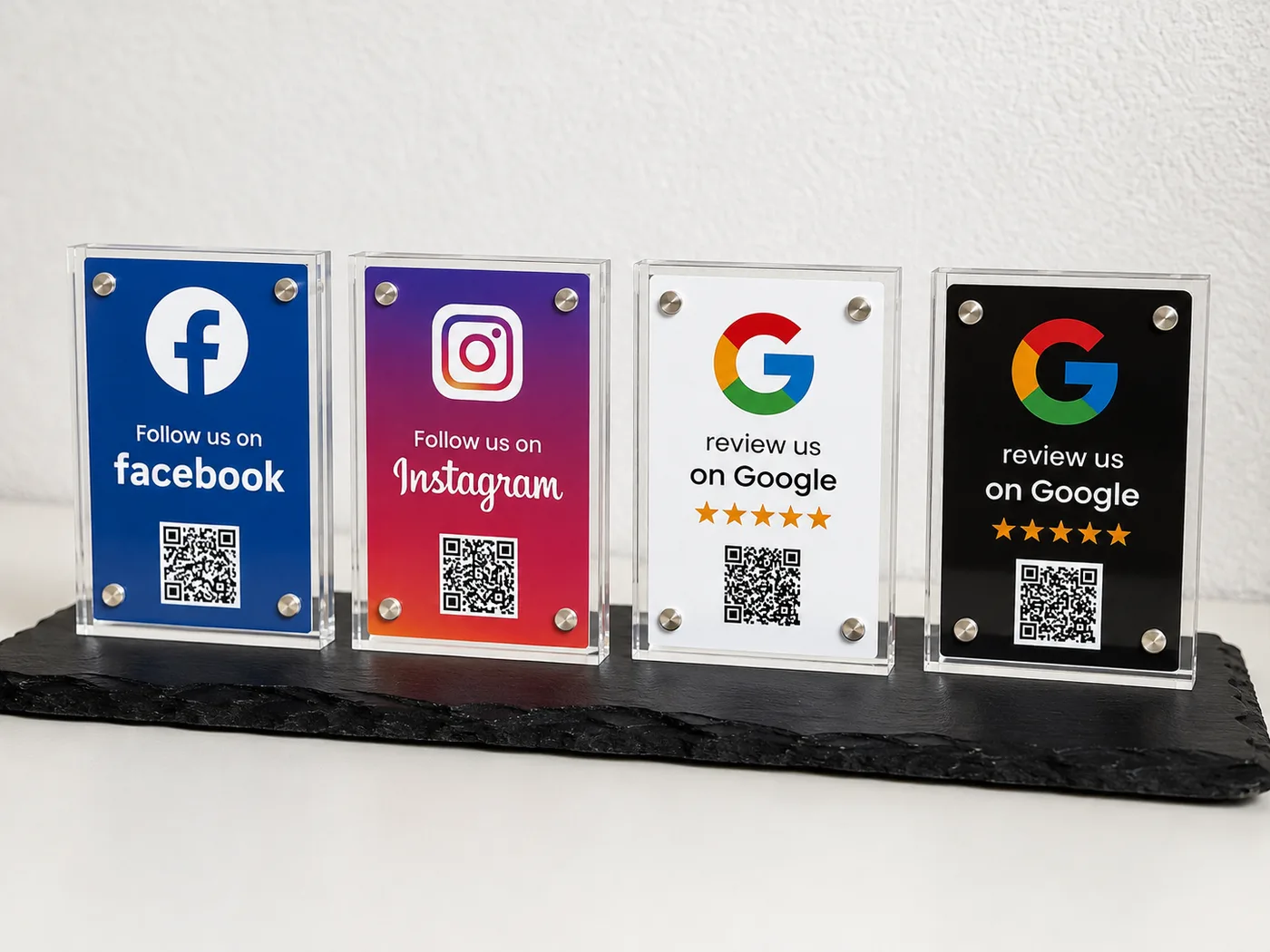 4er Set – Google, Instagram & Facebook