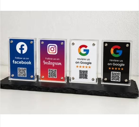 4er Set – Google, Instagram & Facebook